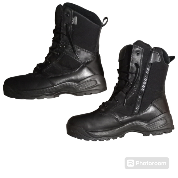 5.11 Tactical 8" A.T.A.C. Side Zip Shield Duty Boots 2.0 Size Black 13W - Picture 9 of 16